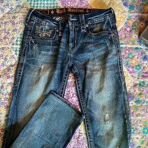 Rock revival straight jeans